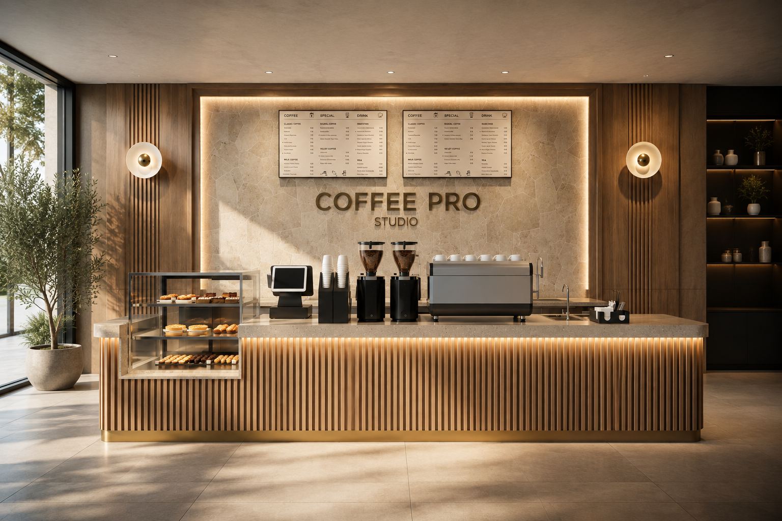 Coffee PRO Studio café interior