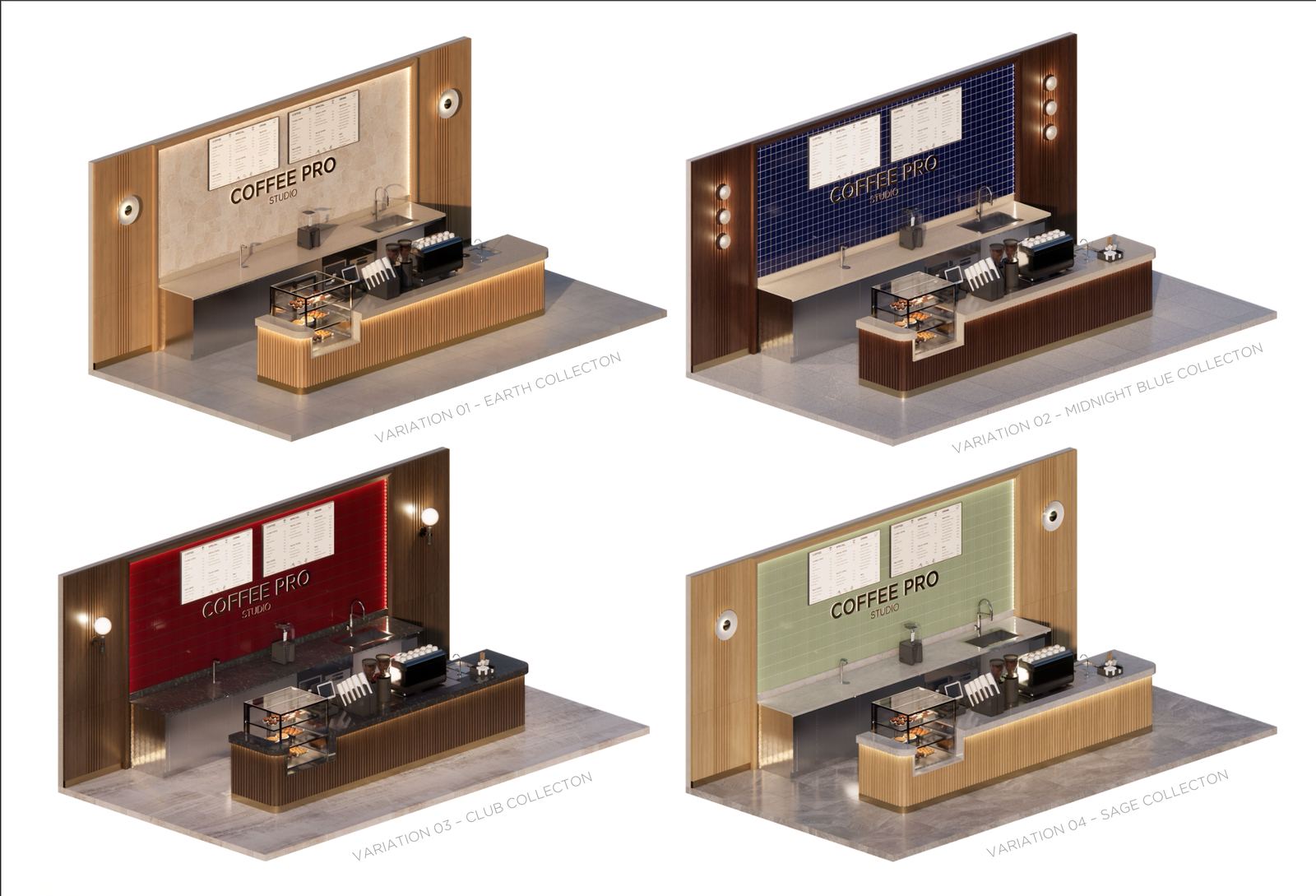 Coffee PRO Studio counter system